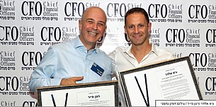 אותות פורום CFO הוענקו לגיא אלדר ולרונן פייר (הגדל)
